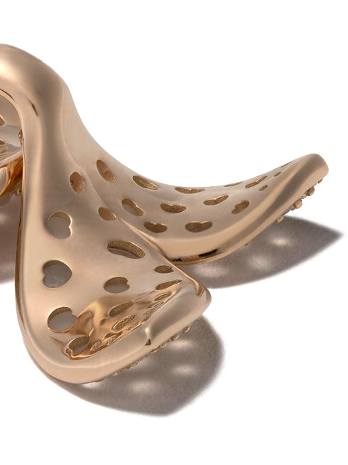18kt rose gold Giardini Segreti diamond stud earrings